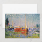 Claude Monet - Argenteuil Bedankkaart (Voorkant / Achterkant)