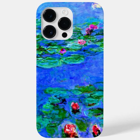 Claude Monet art: Water Lilies (rood) Case-Mate iPhone Case (Achterkant)