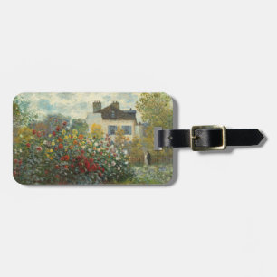 Claude Monet   Artiestuin in Argentinië Bagagelabel