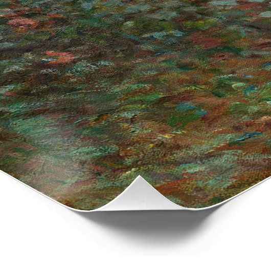 Claude Monet | Artiestuin in Argentinië Perfect Poster (Hoek)