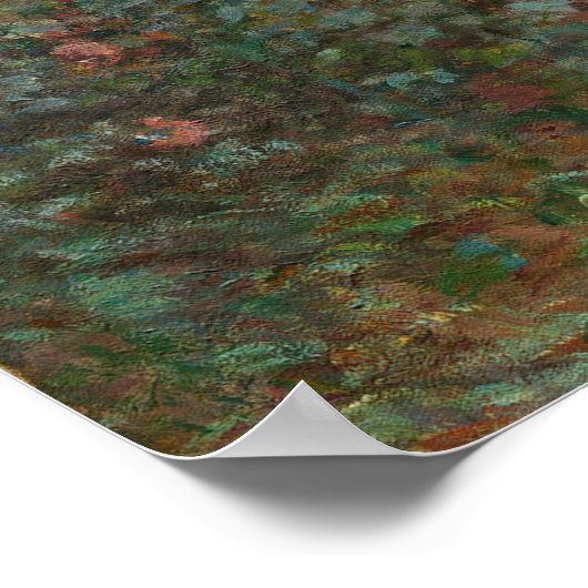 Claude Monet | Artiestuin in Argentinië Poster (Hoek)