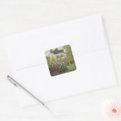 Claude Monet | Artiestuin in Argentinië Vierkante Sticker (Envelop)
