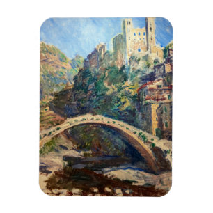 Claude Monet artwork - The Castle of Dolceacqua Magneet