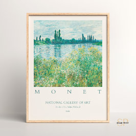 Claude Monet Banken van de Seine Schilderij Poster