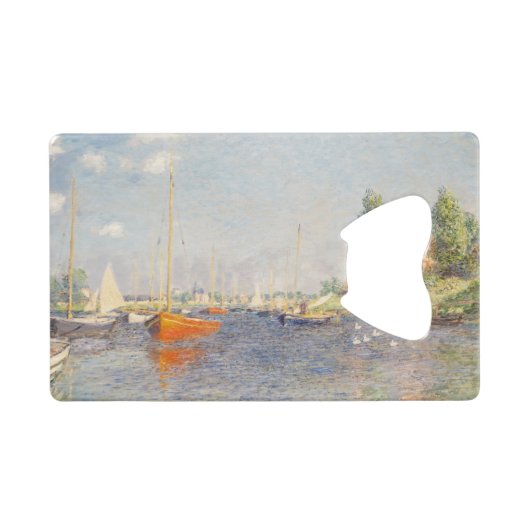 Claude Monet. Bateaux rouges, Argenteuil (Devant (Horizontal))
