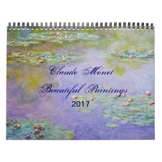 Claude Monet Beauful Schilderachtig Fine Art Kalender (Hoes)