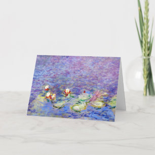 Claude Monet beroemde kunstwerken Water Lilies Kaart
