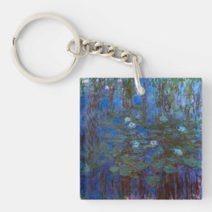 Claude Monet - Blauwe Waterlelies Sleutelhanger