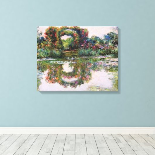 Claude Monet - Bloeibogen, Giverny Canvas Afdruk (Insitu (Houten vloer))