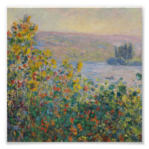 Claude Monet - bloemkool in vétheuil Foto Afdruk
