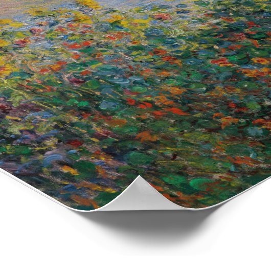 Claude Monet - bloemkool te Vetheuil Poster (Hoek)