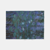 Claude Monet - Blue Water Lilies Fleece Deken (Voorkant (Horizontaal))