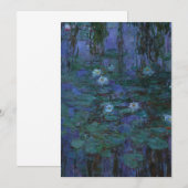 Claude Monet - Blue Water Lilies Kaart (Voorkant / Achterkant)