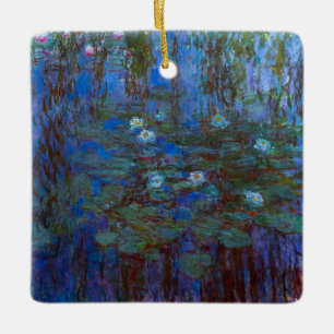 Claude Monet - Blue Water Lilies Keramisch Ornament