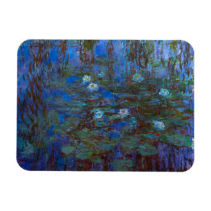Claude Monet - Blue Water Lilies Magneet