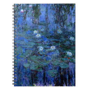 Claude Monet Blue Water Lilies Notitieboek