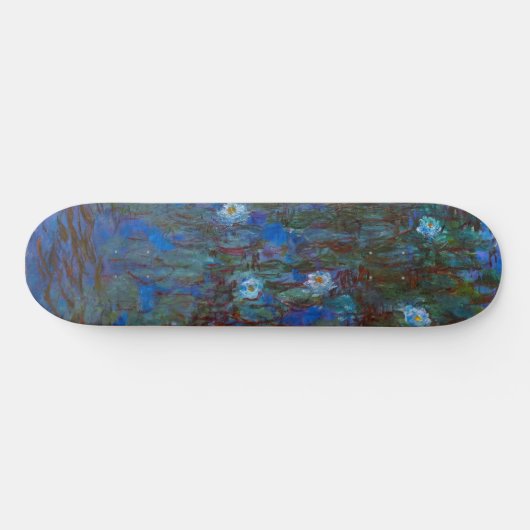Claude Monet - Blue Water Lilies Skateboard (Horizontaal)