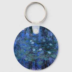 Claude Monet Blue Water Lilies Sleutelhanger