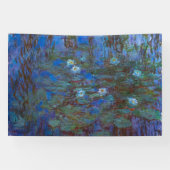 Claude Monet - Blue Water Lilies Spandoek (Horizontaal)