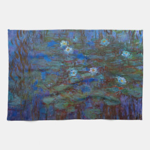 Claude Monet - Blue Water Lilies Theedoek