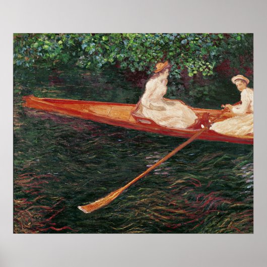 Claude Monet | Boating op de Epte Poster (Voorkant)