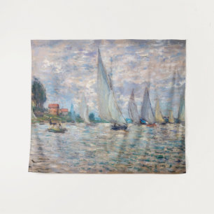 Claude Monet - Boats Regatta in Argenteuil Wandkleed