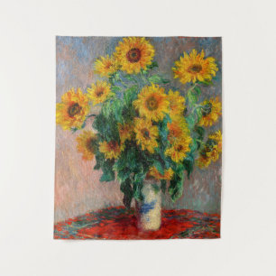 Claude Monet - Boeket zonnebloemen Wandkleed