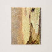Claude Monet - bord de la mer au puzzle de Sainte (Vertical)