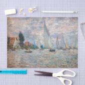 Claude Monet - Botensportwedstrijd in Argenteuil Tissuepapier (Craft)