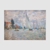 Claude Monet - Botensportwedstrijd in Argenteuil Tissuepapier (Voorkant)