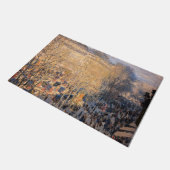 Claude Monet - Boulevard des Capucines in Parijs Deurmat (Schuin)