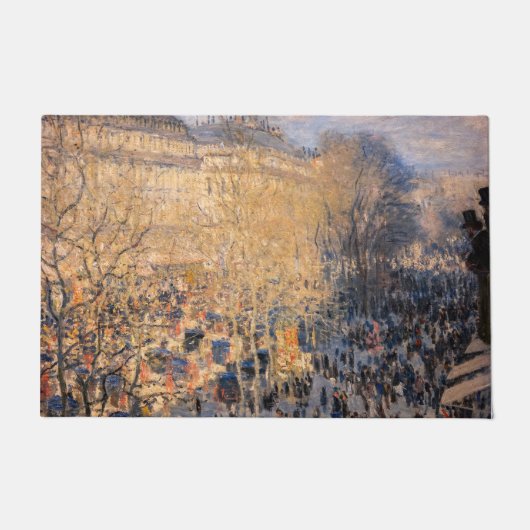 Claude Monet - Boulevard des Capucines in Parijs Deurmat (Voorkant)