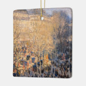 Claude Monet - Boulevard des Capucines in Parijs Keramisch Ornament (Links)