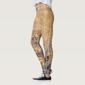 Claude Monet - Boulevard des Capucines in Parijs Leggings (Links)