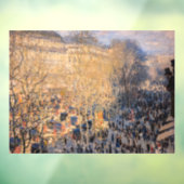 Claude Monet - Boulevard des Capucines in Parijs Raamsticker (Vel 3)