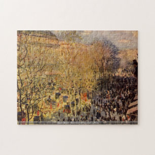 Claude Monet - Boulevard van Capucines in Parijs Legpuzzel