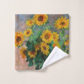 Claude Monet - Bouquet de tournesols (Gant de toilette)
