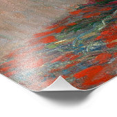 Claude Monet Bouquet over zonnebloemen Foto Afdruk (Hoek)