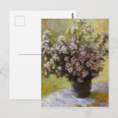 Claude Monet Bouquet van Mallows Briefkaart (Voorkant / Achterkant)