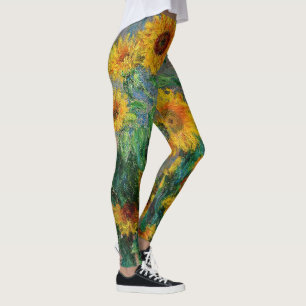 Claude Monet - Bouquet van zonnebloemen Leggings