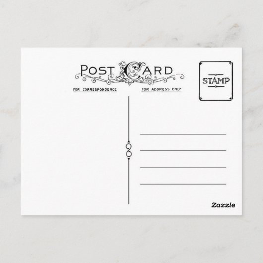 Claude Monet Briefkaart (Achterkant)