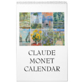 Claude Monet Calendar Kalender (Hoes)