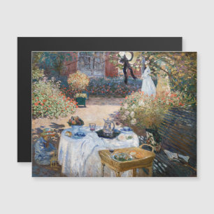 Claude Monet - Carte magnétique du déjeuner