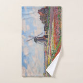 Claude Monet - Champ de Tulipes en Hollande (Serviette à main)