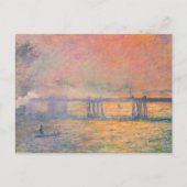 Claude Monet Charing Cross Bridge Briefkaart (Voorkant)