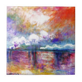 Claude Monet Charing Cross Bridge Tegeltje (Voorkant)