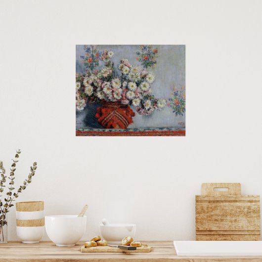 Claude Monet | Chrysanthema 1878 Poster (Keuken)
