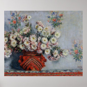 Claude Monet Chrysanthema 1878 Poster