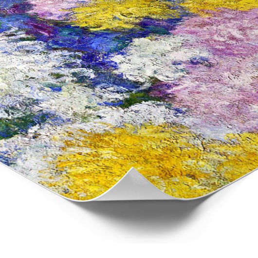 Claude Monet - Chrysanthemums Poster (Hoek)