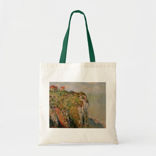 Claude Monet | Cliff te Dieppe, 1882 Tote Bag (Voorkant)